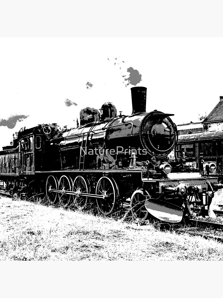 Vintage Steam Train Poster for Sale by Gravityx9