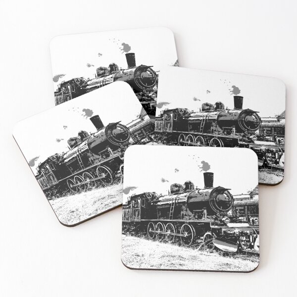 Item preview, Riding the Rails - Tren de vapor vintage designed and sold by NaturePrints.