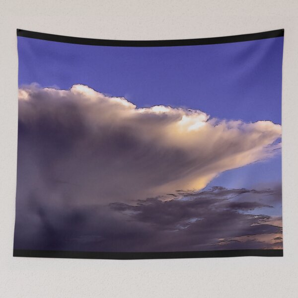 Item preview, huge cloud over the city at sunset designed and sold by ricobarinas.