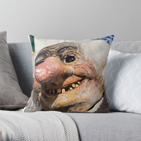 Norwegian giant Troll 11 Throw Pillow by Design4u Studio