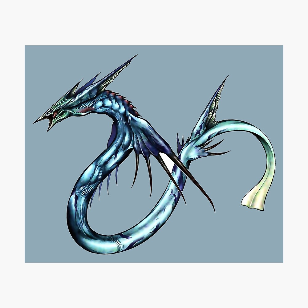 Leviathan Final Fantasy Viii Poster By Superboris Redbubble