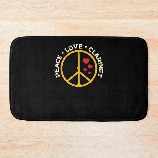 Item preview, Peace Love Clarinet designed and sold by TristanRehbach.