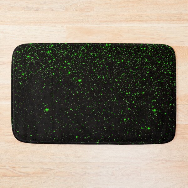 Item preview, Green glitter spray on black background designed and sold by oxoxoxo.