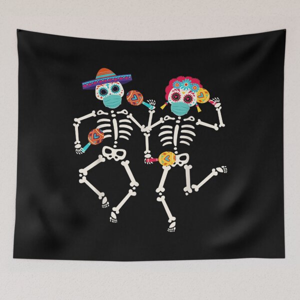 Item preview,  Day of the Dead 2020 Skull Dancing  designed and sold by DarrinLindstrom.