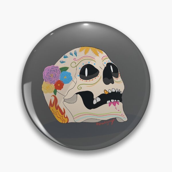 Item preview, Floral skull designed and sold by Drawkilljenny09.