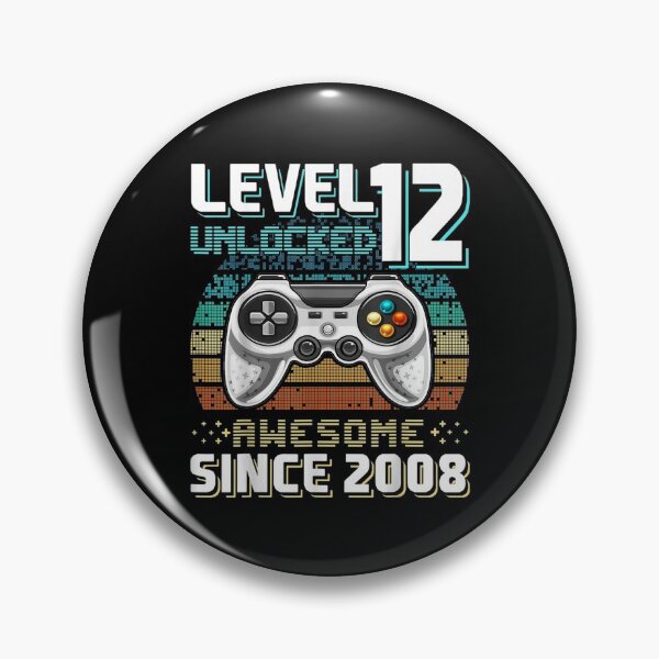 Item preview, Level 12 Unlocked Awesome 2008 Video Game 12th Birthday Gift  designed and sold by DarrinLindstrom.
