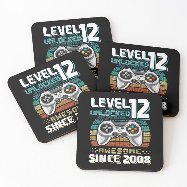 Item preview, Level 12 Unlocked Awesome 2008 Video Game 12th Birthday Gift  designed and sold by DarrinLindstrom.