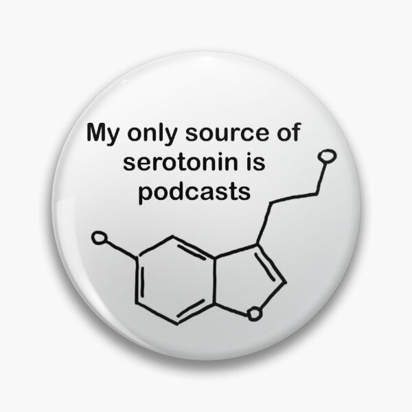 Item preview, Serotonin and Podcasts  designed and sold by NeuroNotes.