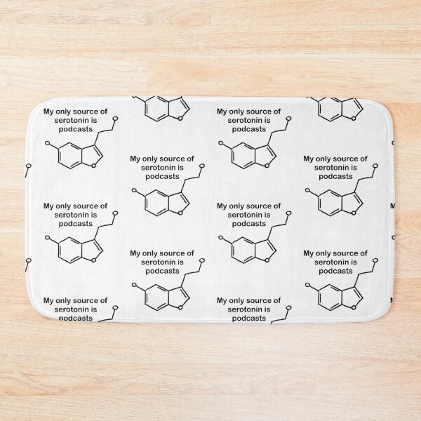 Item preview, Serotonin and Podcasts  designed and sold by NeuroNotes.