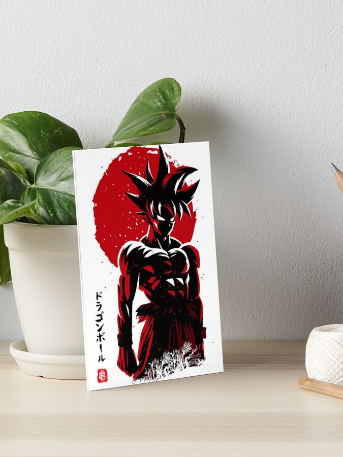 Angry Goku Under The Sun Art Board Print for Sale by Sangnamlayvo