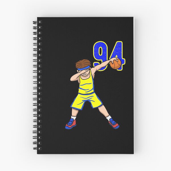 Item preview, Cool Yellow Blue Basketball Team Number 94 Basketball Player BBall Athlete Baller League Tournament designed and sold by VollLaser.
