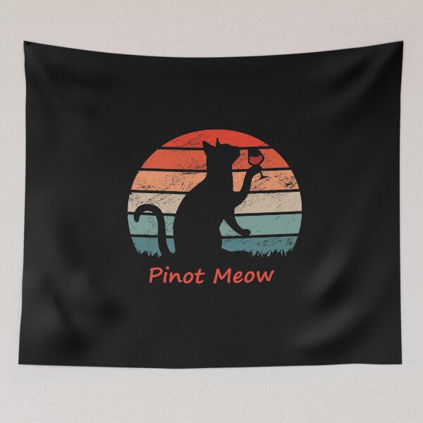 Item preview, Classy Cat Drinking Wine designed and sold by HeatherPore.
