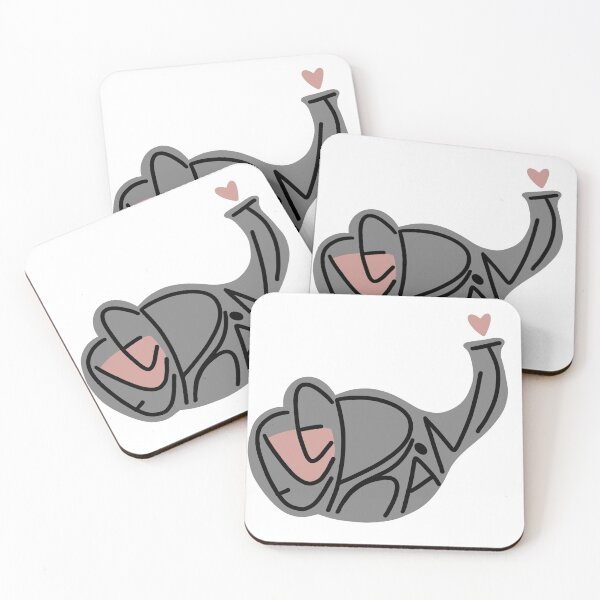 Item preview, Cute Lettered elephant designed and sold by BaileyDArt.