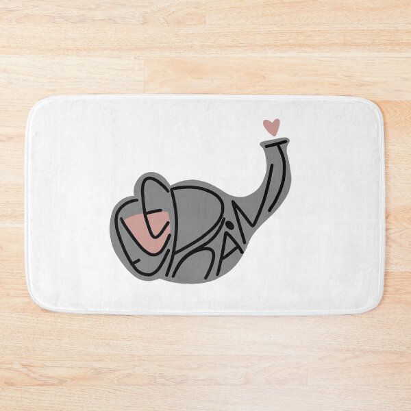 Item preview, Cute Lettered elephant designed and sold by BaileyDArt.