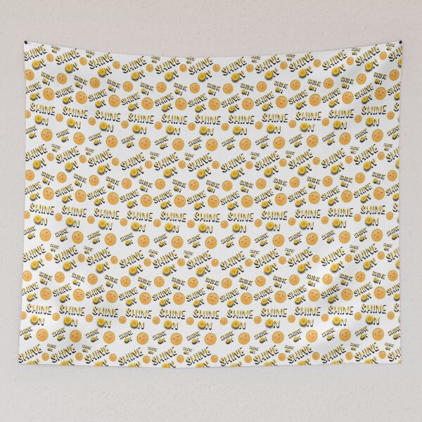 Item preview, Bright pattern with a sun and says Shine On designed and sold by With My Hands By K.