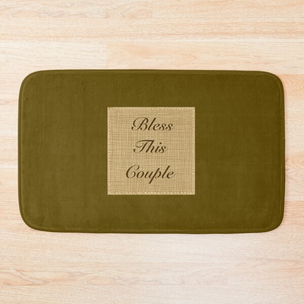 Item preview, Burlap Bless This Couple Placard designed and sold by F-ranny.