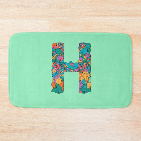 Item preview, Letter H Monogram personalized name print  designed and sold by melbournegirl.
