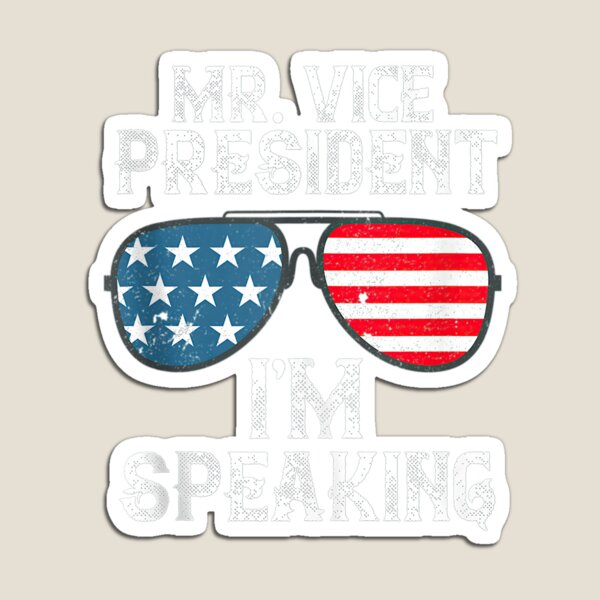 Artikelvorschau, Mr.Vice Präsident Ich spreche Sonnenbrille USA Flag Tank Top entworfen und verkauft von trieudalan.