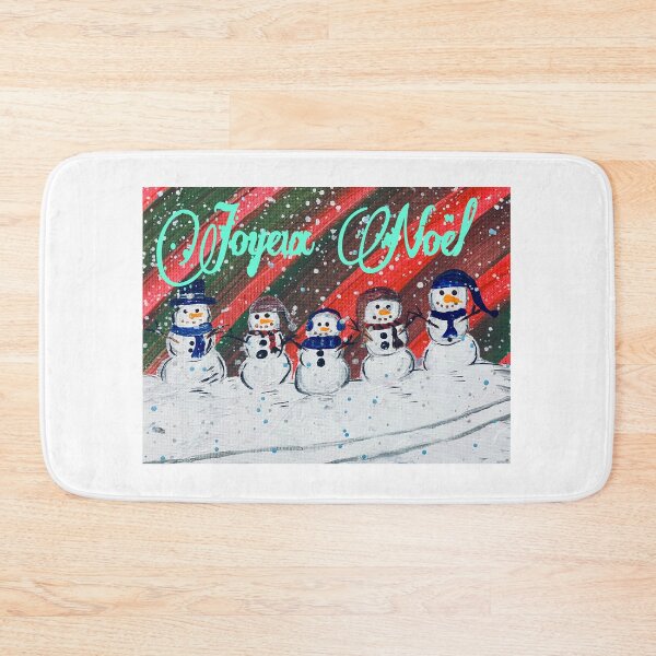 Item preview, 5 Little Snowmen - Joyeux Noël  designed and sold by RobynAIrving.