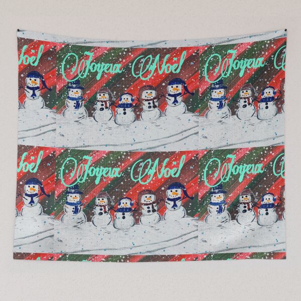 Item preview, 5 Little Snowmen - Joyeux Noël  designed and sold by RobynAIrving.