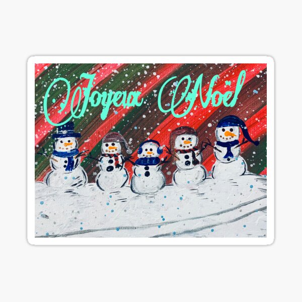 Bonhomme De Neige Stickers Redbubble