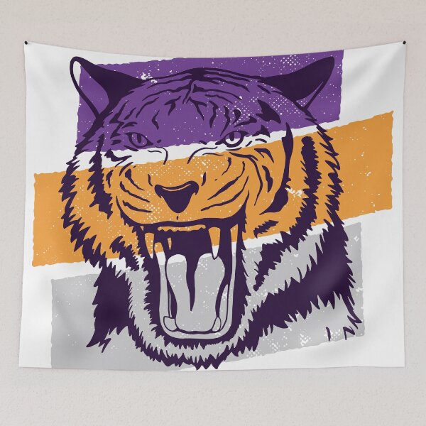 Item preview, Distressed Tiger Outline with Stripes designed and sold by SLAG-Creative.