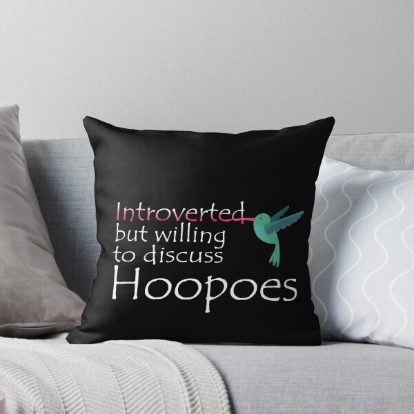 Item preview,  Introverted but willing to discuss Hoopoes Illustration designed and sold by Modag Zach.