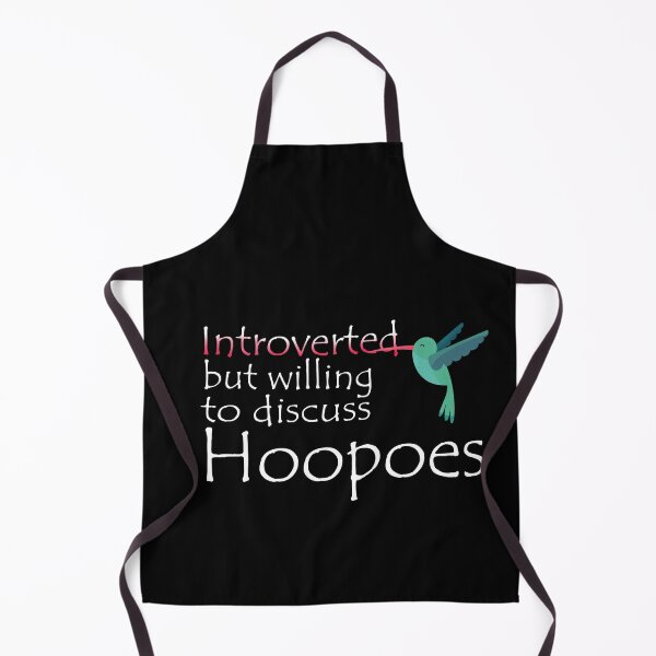 Item preview, Introverted but willing to discuss Hoopoes Illustration designed and sold by Modag Zach.