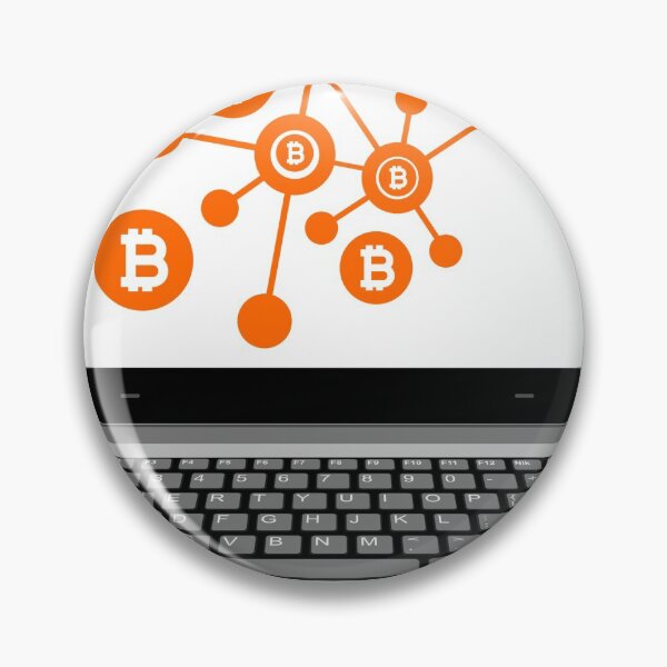 Item preview, realistic laptop vector illustration display bitcoin digital assets network designed and sold by asep sarifudin.