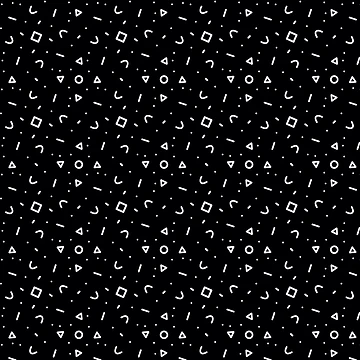 Artwork thumbnail, Geometric scribbles Patterns by MarcSabuncu