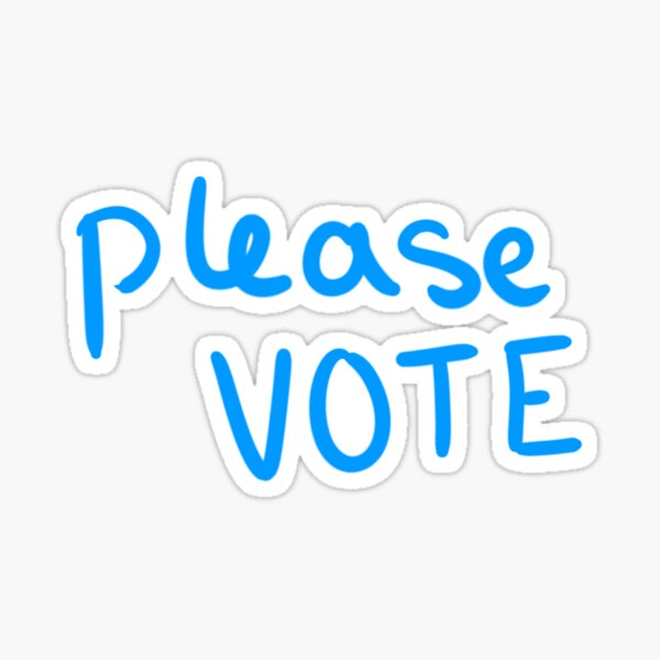 "vote" version 5 Sticker
