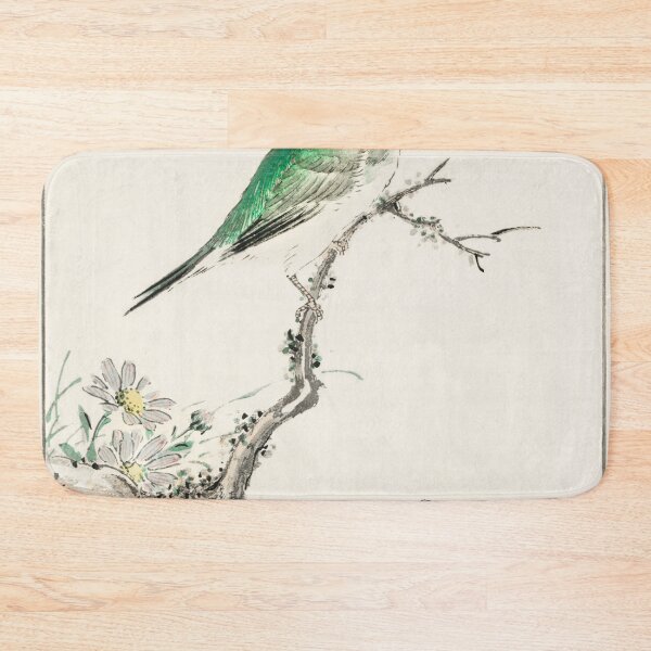 Item preview, ruby throat and wild camomile illustration 29510381888 designed and sold by Bird-Lore.