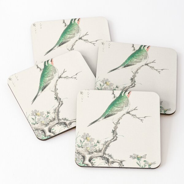 Item preview, ruby throat and wild camomile illustration 29510381888 designed and sold by Bird-Lore.
