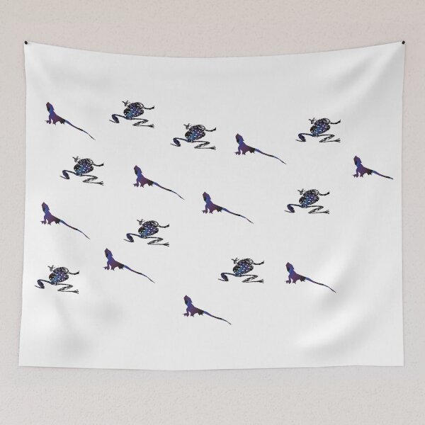 Item preview, Lizard and frog pattern  designed and sold by MsTyson.