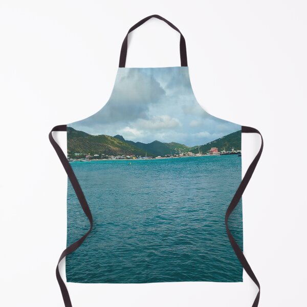 Item preview, Blue waves of Caribbean sea meet dreamy island of St. Maarten. designed and sold by Healthy-Sarcasm.