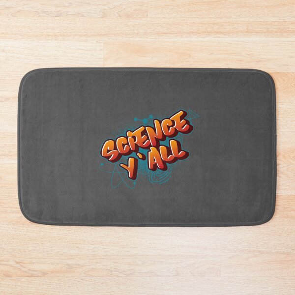 Item preview, Nerdy Science Y'All Colorful Graffiti Typography Design designed and sold by orbital-edge.