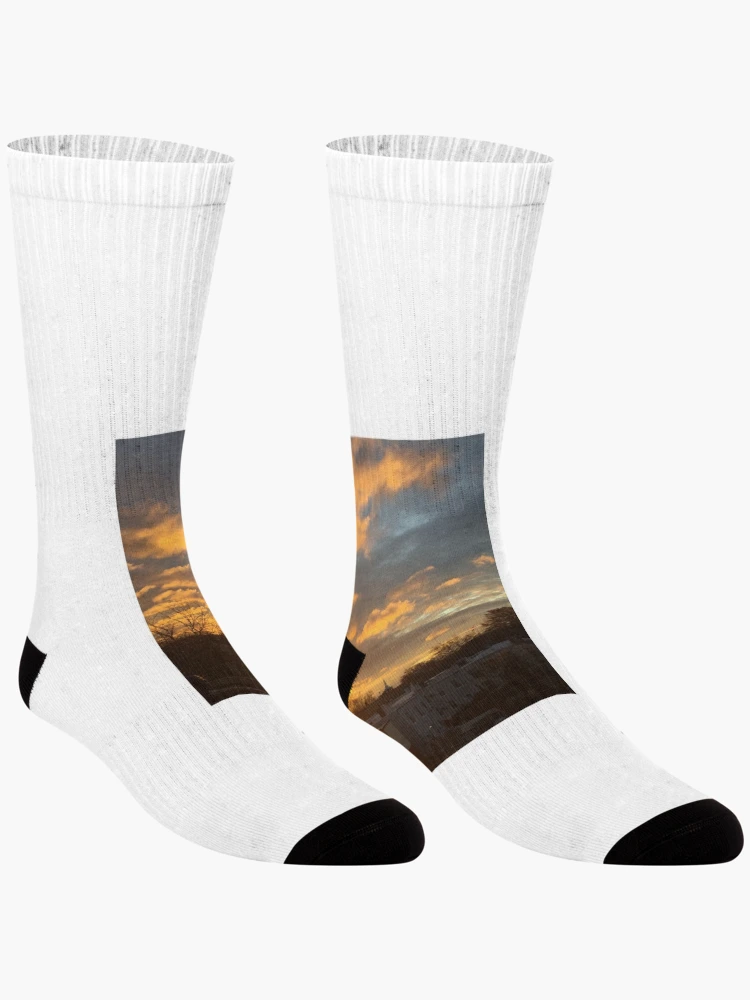 Thumbnail 3 of 5, Socks, Sunrise designed and sold by RitazMedia.