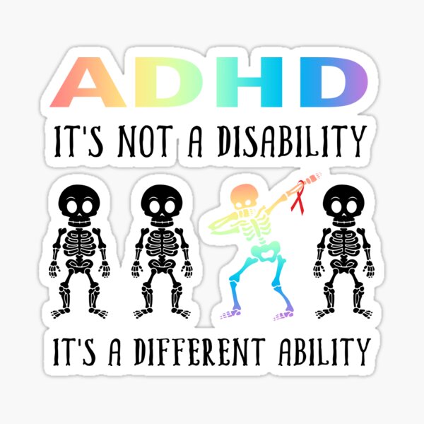 Funny Adhd Quotes Stickers | Redbubble