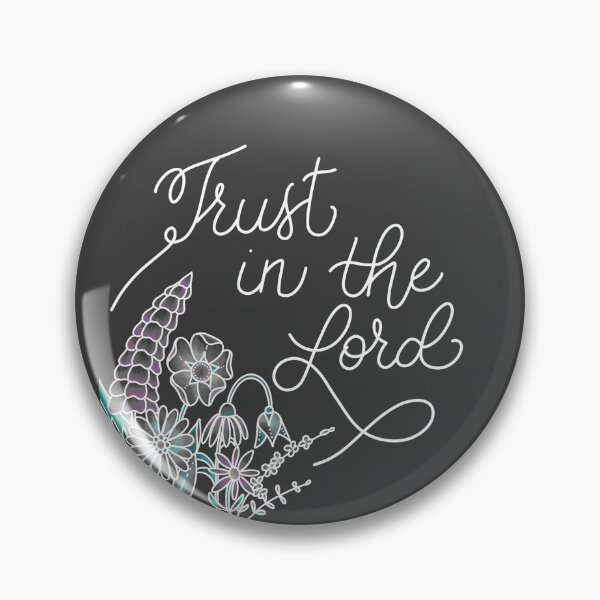 Item preview, Trust in the Lord - White Script designed and sold by HeartBeams.
