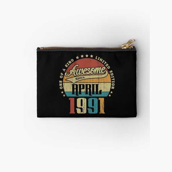 Item preview, Vintage April 1991 One Of A Kind Awesome Since April 1991 30th Birthday Gift 30 Years Old designed and sold by Takatv.