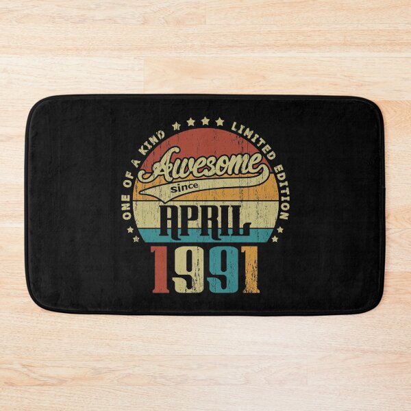 Item preview, Vintage April 1991 One Of A Kind Awesome Since April 1991 30th Birthday Gift 30 Years Old designed and sold by Takatv.