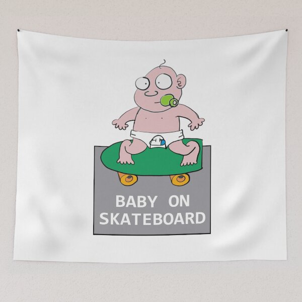 Item preview, Baby on Skateboard designed and sold by beerman70.