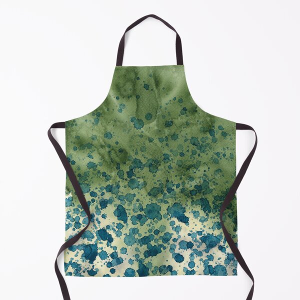 Item preview, Green and Blue Watercolor Texture Ombre designed and sold by PopwheelArt.