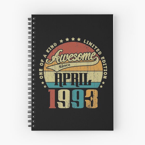 Item preview, Vintage April 1993 One Of A Kind Awesome Since April 1993 28th Birthday Gift 28 Years Old designed and sold by Takatv.