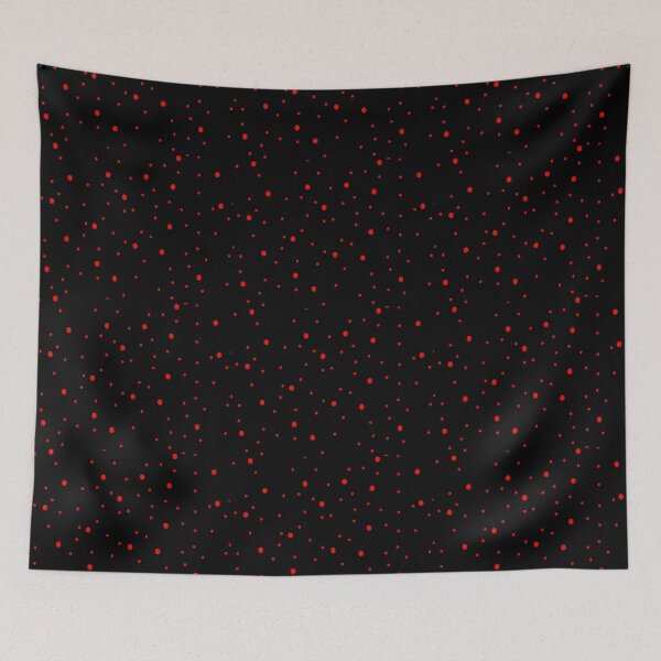 Item preview, Black and Red Stars Print designed and sold by LifestylePrints.