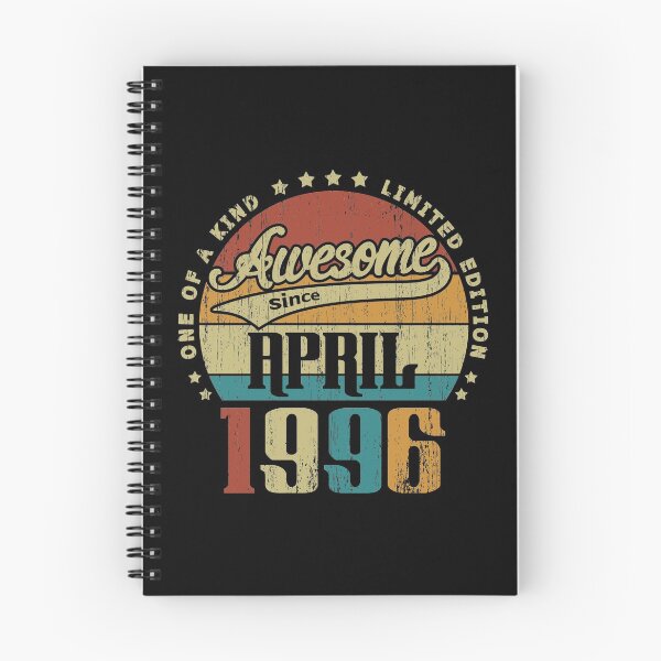 Item preview, Vintage April 1996 One Of A Kind Awesome Since April 1996 25th Birthday Gift 25 Years Old designed and sold by Takatv.