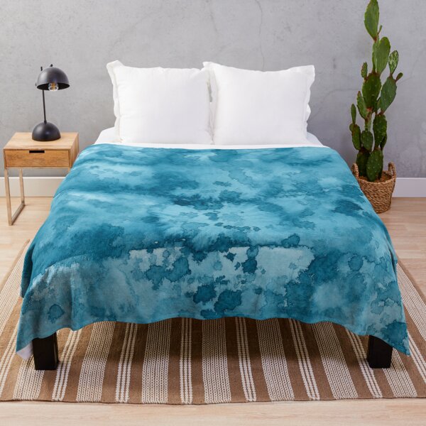 Item preview, Aqua Abstract Watercolor Texture designed and sold by PopwheelArt.