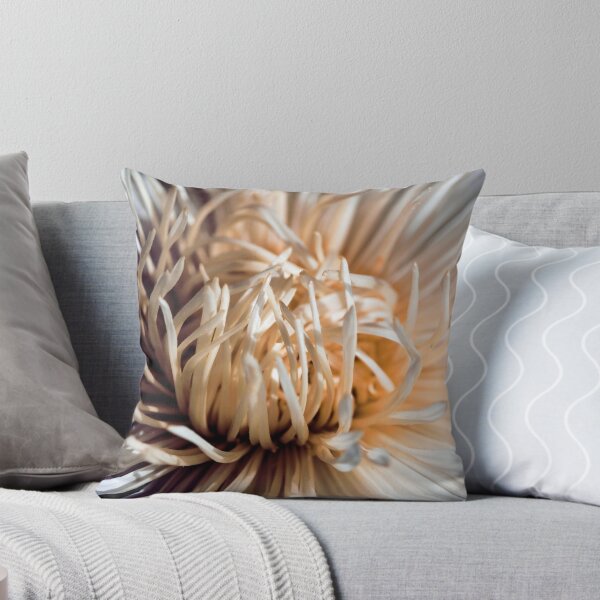 Item preview, Macro messy and beautiful closeup of the chrysanthemum or aster bud and petals of the flower. designed and sold by FENIO.