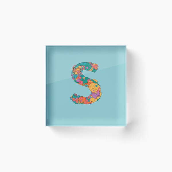 Item preview, Letter S Monogram personalized name print  designed and sold by melbournegirl.