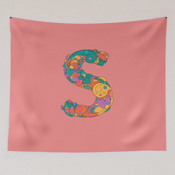 Item preview, Letter S Monogram personalized name print  designed and sold by melbournegirl.